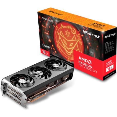 Видеокарта Sapphire Radeon RX 7800 XT 16GB NITRO+ (11330-01-20G)