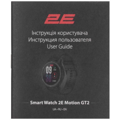 Смарт-часы 2E Motion GT2 47mm Black-Red (2E-CWW21BKRD)
