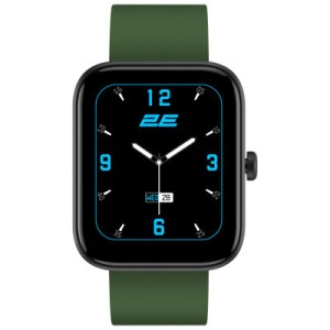 Смарт-годинник 2E Alpha SQ Music Edition 46mm Black-Green (2E-CWW40BKGN)