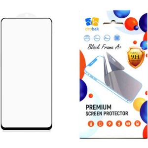 Стекло защитное Drobak Xiaomi Redmi 12 Black Frame A+ (535385)