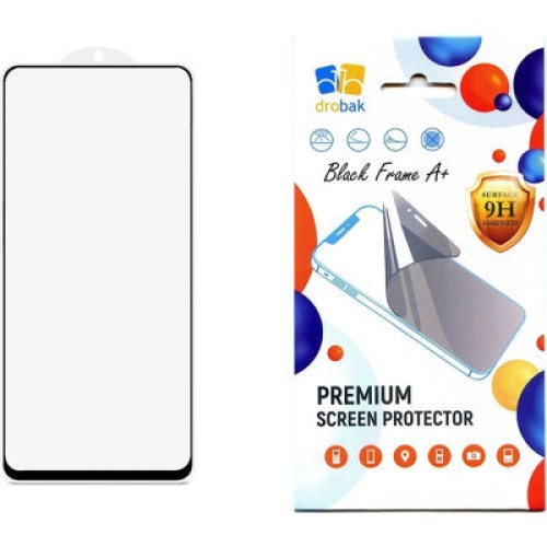 Стекло защитное Drobak Xiaomi Redmi Note 12S Black Frame A+ (535395)