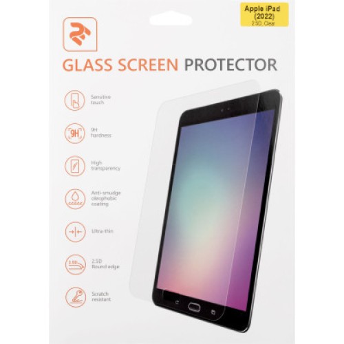 Стекло защитное 2E iPad Air 10.9" (Gen 5, 2022) 2.5D (2E-IPD-2022A-LT2.5D-CL)