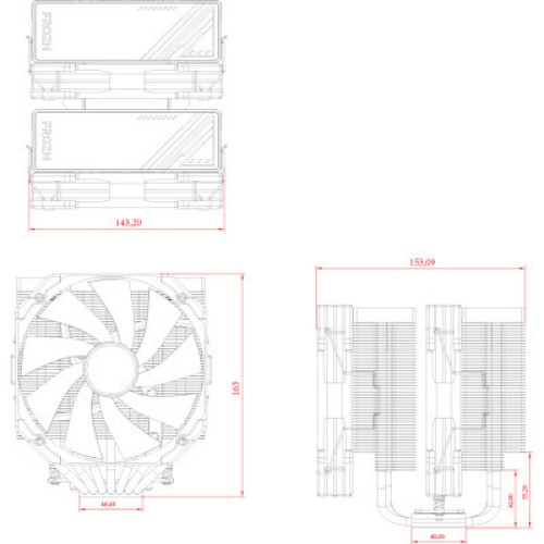 Кулер для процессора ID-Cooling FROZN A720 Black