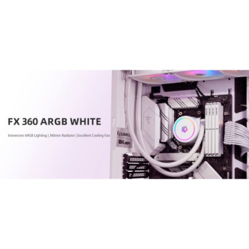 Система жидкостного охлаждения ID-Cooling FX360 ARGB WHITE