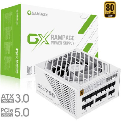 Блок питания Gamemax 750W (GX-750 PRO WH (ATX3.0 PCIe5.0))