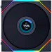 Кулер для корпуса Lian Li TL LCD 120-3, Black Cooler (G99.12TLLCD3B.00)