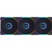 Кулер для корпуса Lian Li TL LCD 120-3, Black Cooler (G99.12TLLCD3B.00)
