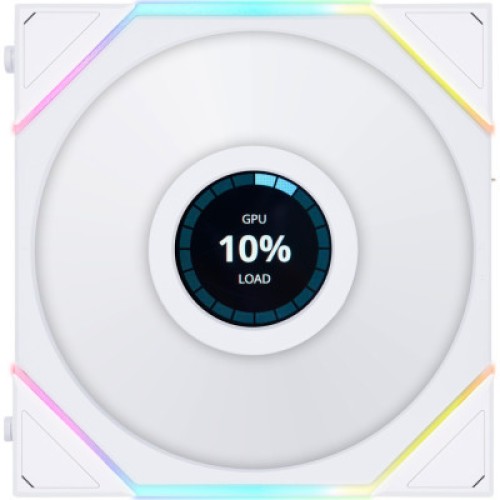 Кулер для корпуса Lian Li TLLCD 120-3, White Cooler (G99.12TLLCD3W.00)