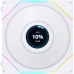 Кулер для корпуса Lian Li TLLCD 120-3, White Cooler (G99.12TLLCD3W.00)