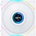 Кулер для корпуса Lian Li TLLCD 120-3, White Cooler (G99.12TLLCD3W.00)