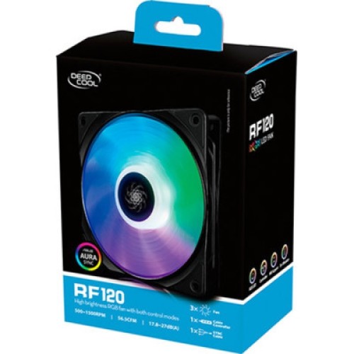 Кулер для корпуса Deepcool RF120-3 IN 1 (DP-FRGB-RF120-3C)