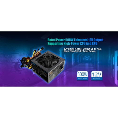 Блок питания PcCooler 500W (HW500-NP)