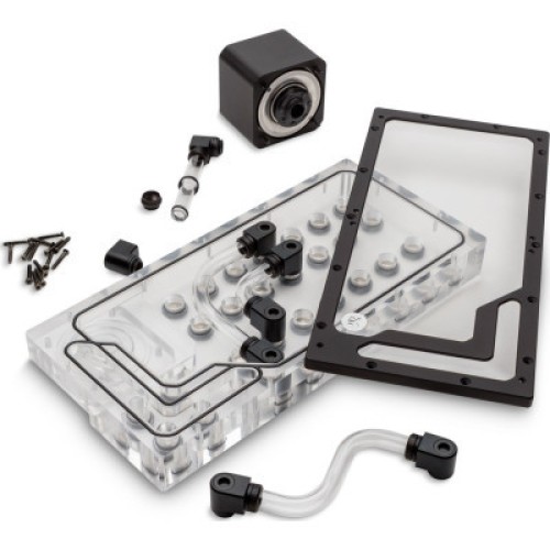 Резервуар для СЖО Ekwb EK-QuantumX Loophole Distroplate D5 PWM - Black (3831109908440) (3831109908440)