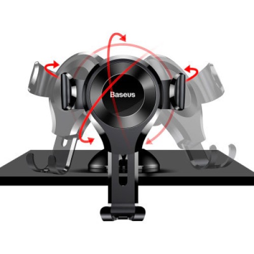 Универсальный автодержатель Baseus Osculum Type Gravity Car Mount Black (SUYL-XP01)