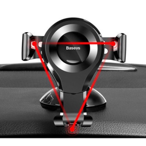 Универсальный автодержатель Baseus Osculum Type Gravity Car Mount Black (SUYL-XP01)