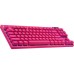 Клавиатура Logitech G PRO X TKL Lightspeed Tactile USB UA Magenta (920-012159)