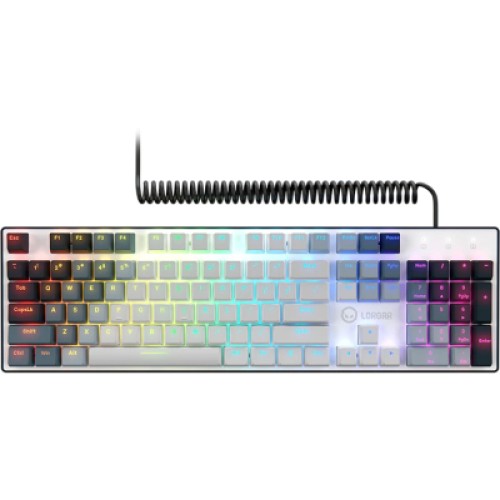 Клавиатура Lorgar Azar 514 RGB USB UA White (LRG-GK514W-UA)