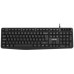 Клавиатура Canyon KB-1 Water resistant USB UA Black (CNE-CKEY01)