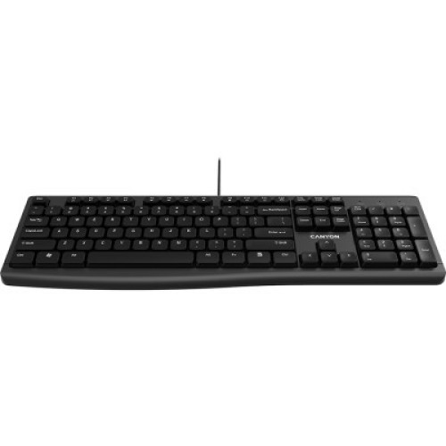 Клавиатура Canyon KB-50 Slim USB UA Black (CNE-CKEY5)