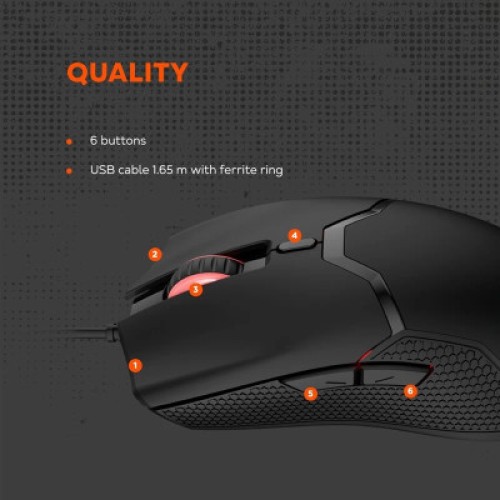 Мышка Canyon GM-116 Carver USB Black (CND-SGM116)