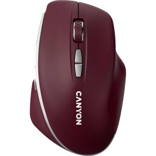 Мышка Canyon MW-21 Wireless Blue LED Burgundy (CNS-CMSW21BR)