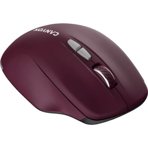 Мышка Canyon MW-21 Wireless Blue LED Burgundy (CNS-CMSW21BR)