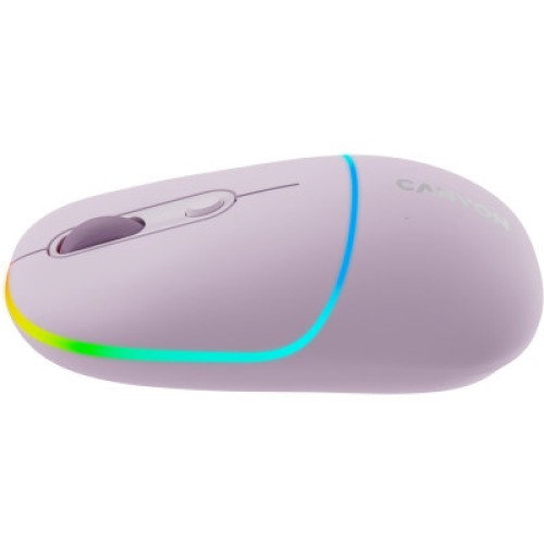 Мышка Canyon MW-22 Dual Band RGB Wireless Pearl Rose (CNS-CMSW22PR)