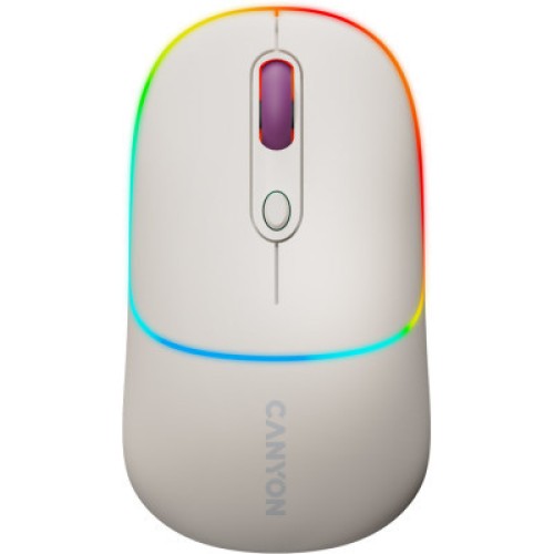 Мышка Canyon MW-22 Dual Band RGB Wireless Rice (CNS-CMSW22RC)