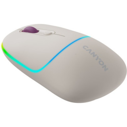 Мышка Canyon MW-22 Dual Band RGB Wireless Rice (CNS-CMSW22RC)