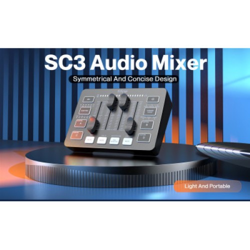 Микшерный пульт Fifine Sound Card Black (SC3)