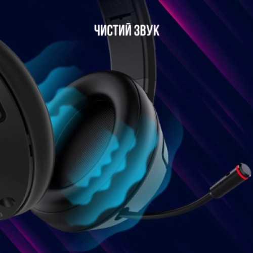 Наушники Lorgar Noah 500 Wireless Gaming Black (LRG-GHS500)