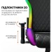 Кресло игровое GamePro Hero RGB Black (GC-700-Black)