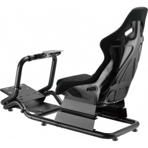 Крісло ігрове OfficePro RS167 з кокпітом кріплення для керма та педалей Black (RS167)
