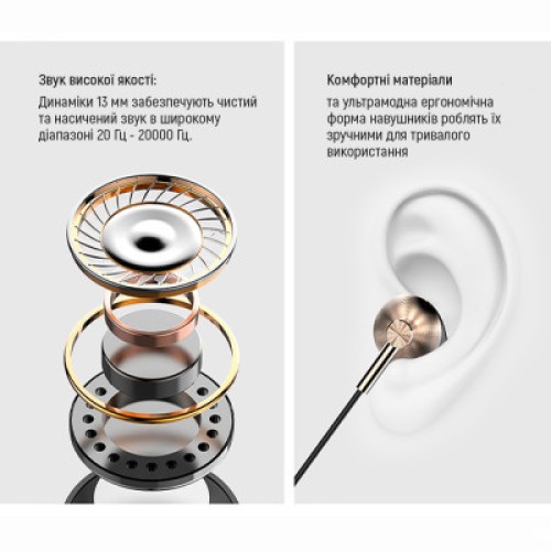 Наушники ColorWay Slim 3.5 mm Wired Earphone Blast 2 Black (CW-WD02BK)