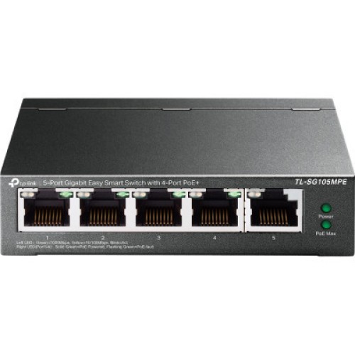 Коммутатор сетевой TP-Link TL-SG105MPE