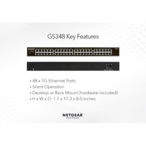 Коммутатор сетевой Netgear GS348-100EUS