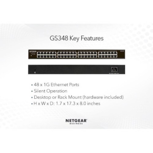 Коммутатор сетевой Netgear GS348-100EUS