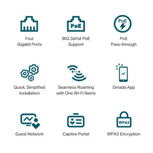 Точка доступа Wi-Fi TP-Link EAP655-WALL