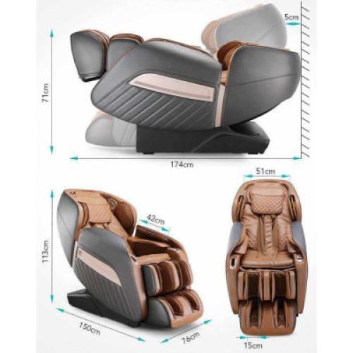 Массажное кресло NAIPO MGC-A350(Brown)