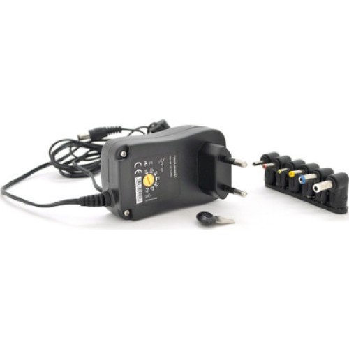 Блок питания сетевой Voltronic 24W Universal, Output 3V-12V, 2.35*0.75/ 3.0*1.1/3.5*1.35/4.0*1.7 /5.5*2.1/5.5*2.5 (13034 / YT-UPS24W)