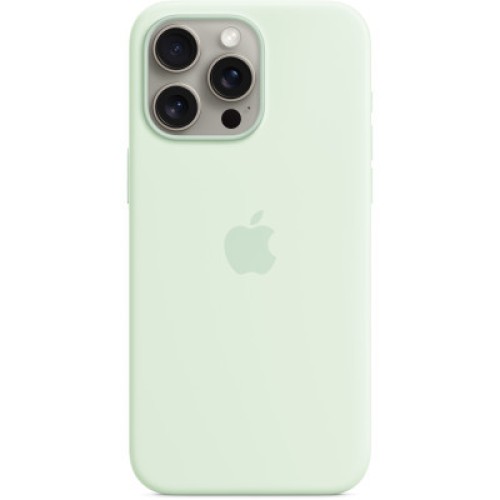 Чехол для мобильного телефона Apple iPhone 15 Pro Max Silicone Case with MagSafe - Soft Mint,Model A3126 (MWNQ3ZM/A) Чехол для мобильного телефона Apple iPhone 15 Pro Max Silicone Case with MagSafe - Soft Mint,Model A3126 (MWNQ3ZM/A)