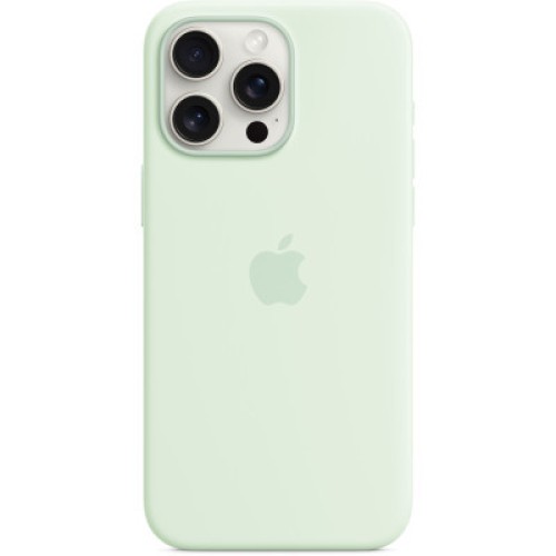 Чехол для мобильного телефона Apple iPhone 15 Pro Max Silicone Case with MagSafe - Soft Mint,Model A3126 (MWNQ3ZM/A) Чехол для мобильного телефона Apple iPhone 15 Pro Max Silicone Case with MagSafe - Soft Mint,Model A3126 (MWNQ3ZM/A)