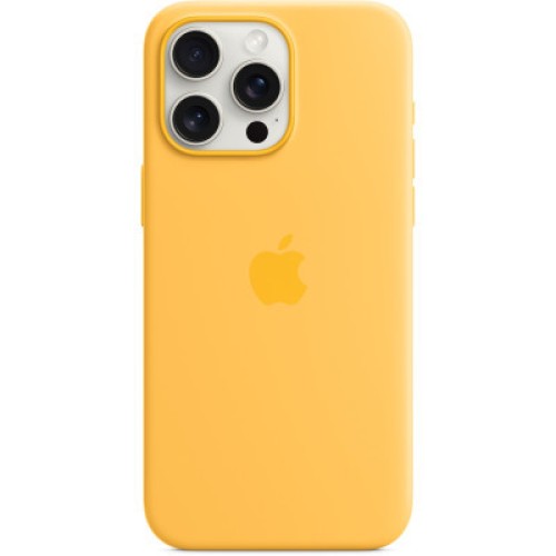 Чехол для мобильного телефона Apple iPhone 15 Pro Max Silicone Case with MagSafe - Sunshine,Model A3126 (MWNP3ZM/A) Чехол для мобильного телефона Apple iPhone 15 Pro Max Silicone Case with MagSafe - Sunshine,Model A3126 (MWNP3ZM/A)
