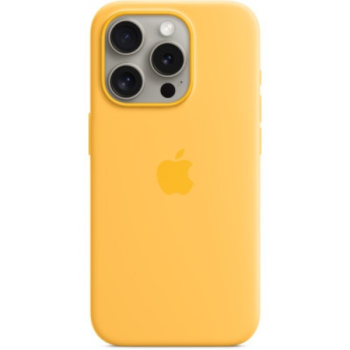 Чехол для мобильного телефона Apple iPhone 15 Pro Silicone Case with MagSafe - Sunshine,Model A3125 (MWNK3ZM/A) Чехол для мобильного телефона Apple iPhone 15 Pro Silicone Case with MagSafe - Sunshine,Model A3125 (MWNK3ZM/A)
