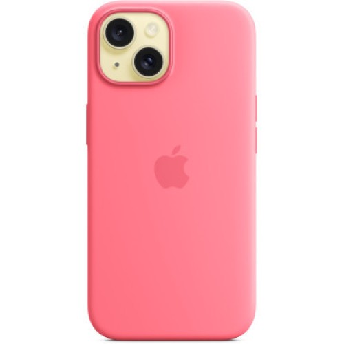 Чехол для мобильного телефона Apple iPhone 15 Silicone Case with MagSafe Pink, Model A3123 (MWN93ZM/A) Чехол для мобильного телефона Apple iPhone 15 Silicone Case with MagSafe Pink, Model A3123 (MWN93ZM/A)