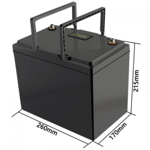 Батарея LiFePo4 Liitokala LiFePO4 12V-100Ah LCD (12V 100Ah LiFePO4 LCD)