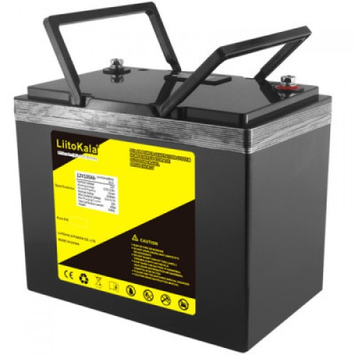 Батарея LiFePo4 Liitokala LiFePO4 12V-100Ah LCD (12V 100Ah LiFePO4 LCD)