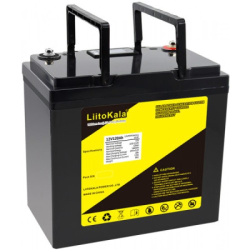 Батарея LiFePo4 Liitokala LiFePO4 12V-120Ah LCD (12V 120Ah LiFePO4 LCD)