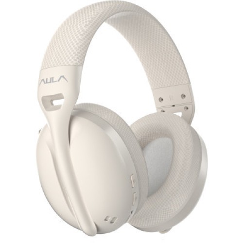 Наушники Aula S6 - 3 in 1 Wired/2.4G Wireless/Bluetooth Milk Tea (6948391235578)