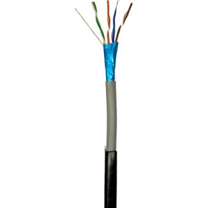 Кабель сетевой GEAR FTP 305м, cat.6, CCA, 4*2*0,51, PVC+PE, outdoor (GEC-FTPC6CCAOUT051305)